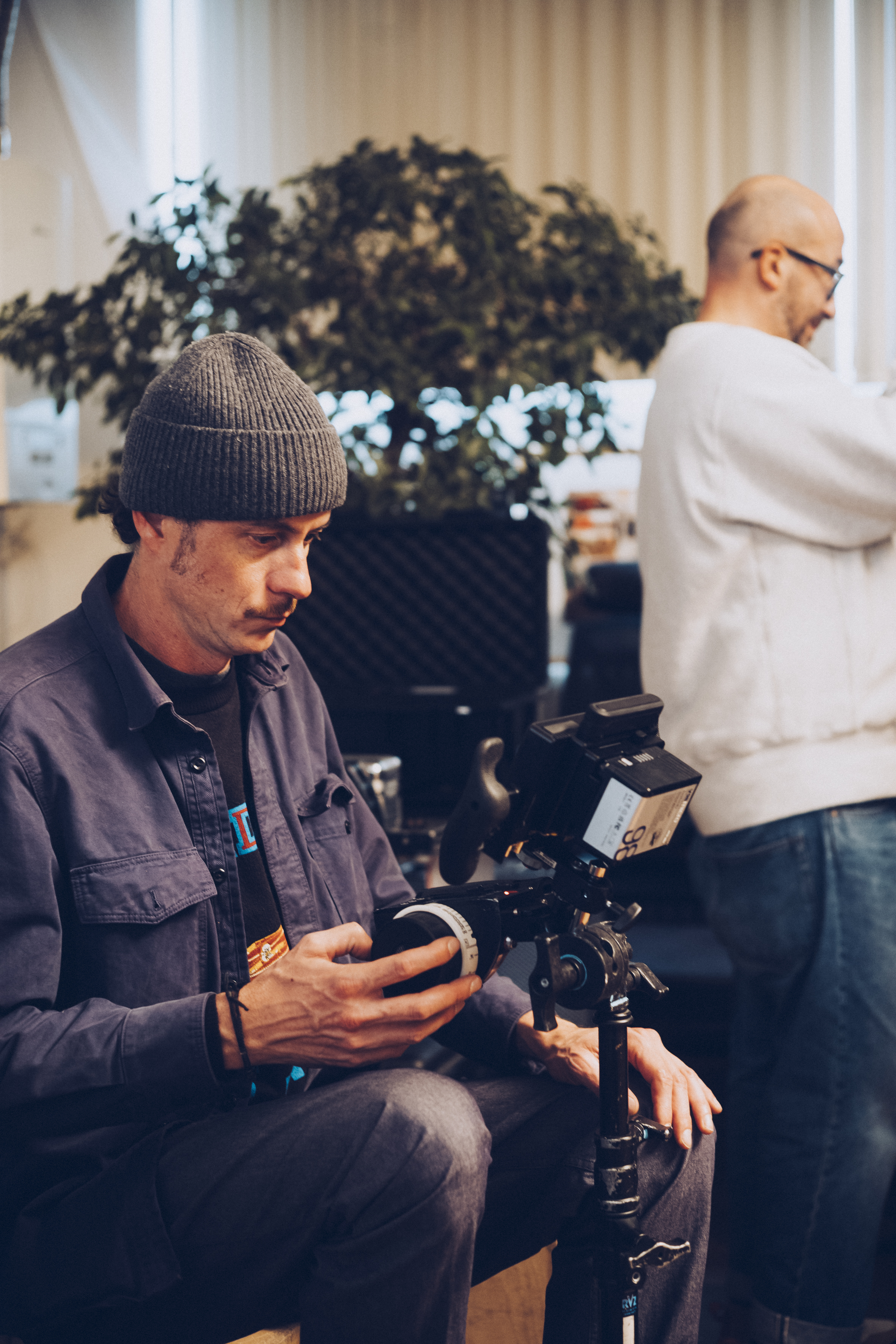On set